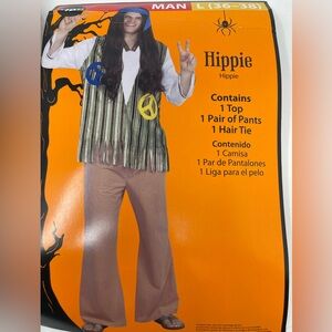 HIPPIE Halloween COSTUME, Size: Men’s Large (36-38)